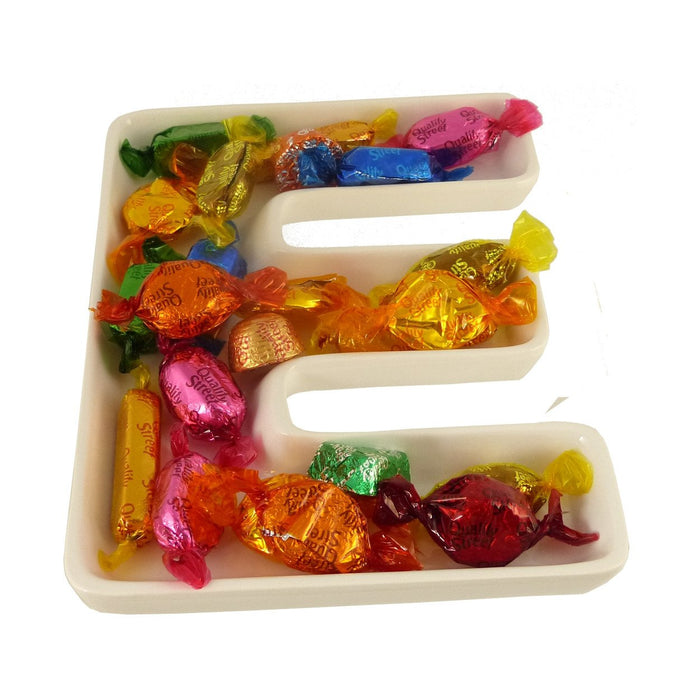 E Alphabet Dish