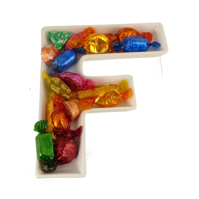 F Alphabet Dish