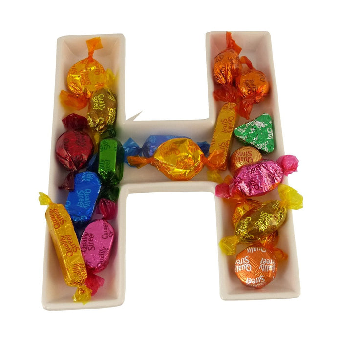 H Alphabet Dish