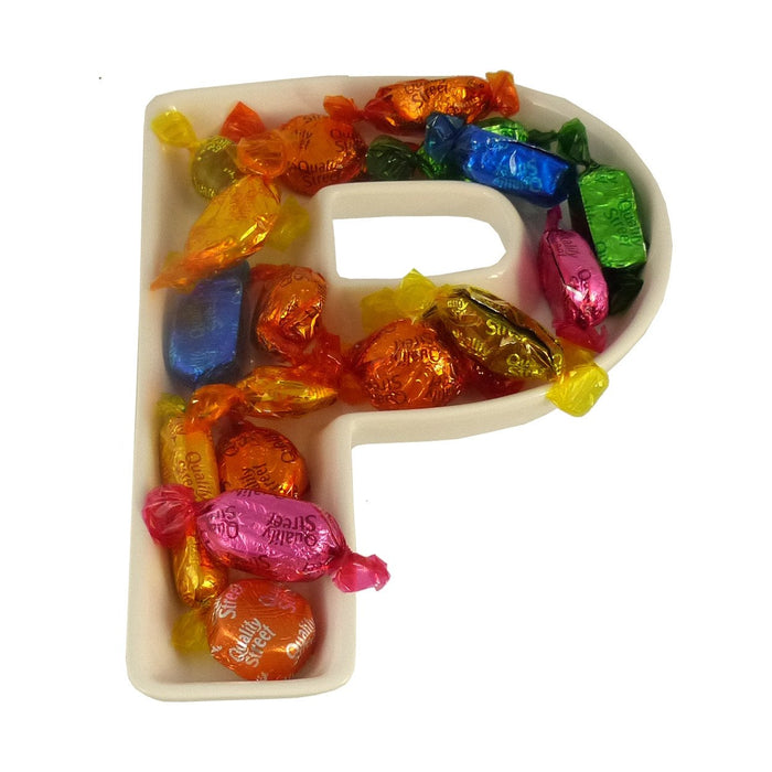 P Alphabet Dish
