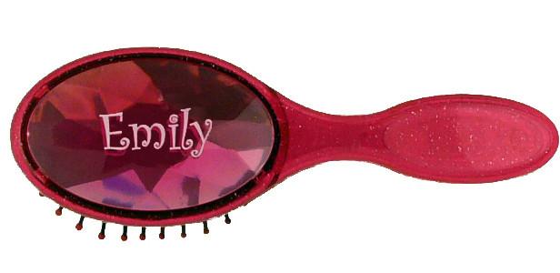 BJH029 Girls Bejewelled Hairbrush - Emily