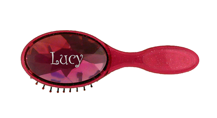 Girls' Bejewelled Hairbrushes - Over 90 Names Available