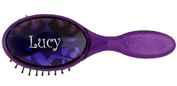 BJH063 Girls Bejewelled Hairbrush - Lucy