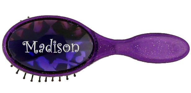 BJH067 Girls Bejewelled Hairbrush - Madison