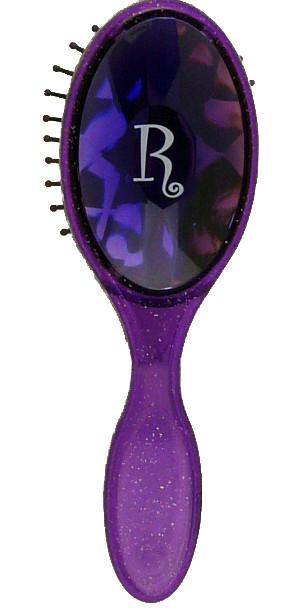 BJH079 Girls Bejewelled Hairbrush - Letter R