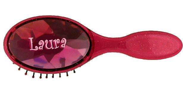 BJH113 Girls Bejewelled Hairbrush - Laura