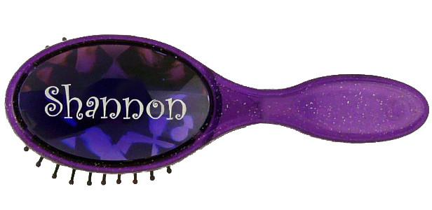 BJH147 Girls Bejewelled Hairbrush - Shannon
