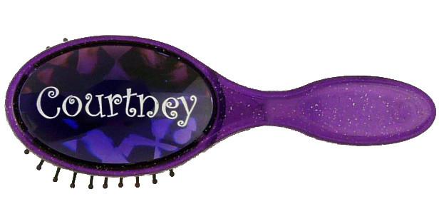 BJH166 Girls Bejewelled Hairbrush - Courtney
