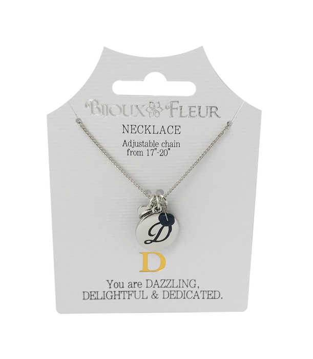 Initial D Bijoux Fleur Necklace