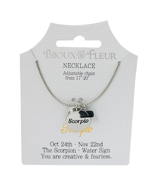 Bijoux Fleur Necklace - Zodiac Signs