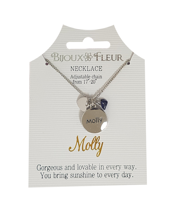 Initial N Bijoux Fleur Necklace