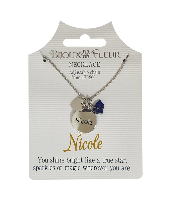 Initial O Bijoux Fleur Necklace
