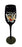 BP2150 Betty Boop Black Flute Wine Glass - Bubbles