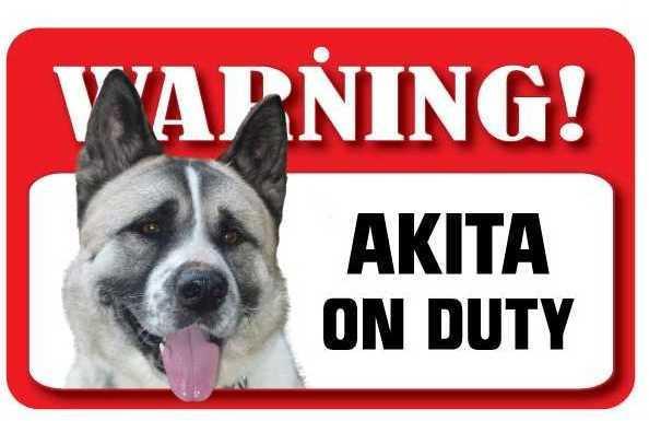 DS002 Akita Pet Sign