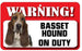 DS004 Basset Hound Pet Sign