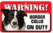 DS009 Border Collie Pet Sign