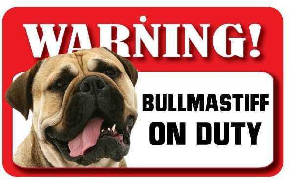DS014 Bull Mastiff Pet Sign