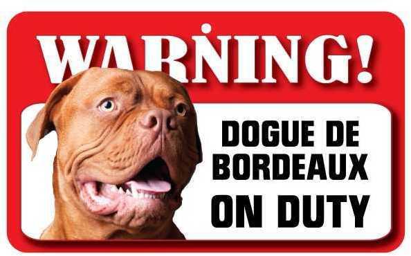 DS028 Dogue De Bordeaux Pet Sign
