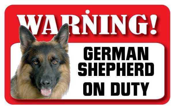 Pet Dog Signs - Warning