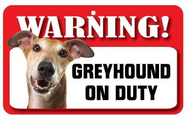 DS036 Greyhound Pet Sign
