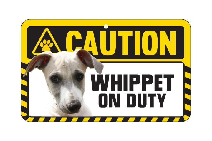 Whippet Caution Sign