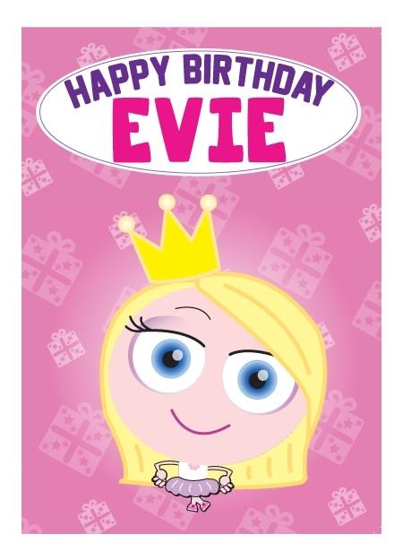 Birthday Card - Evie