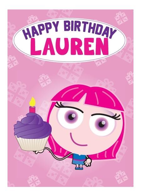 Birthday Card - Lauren