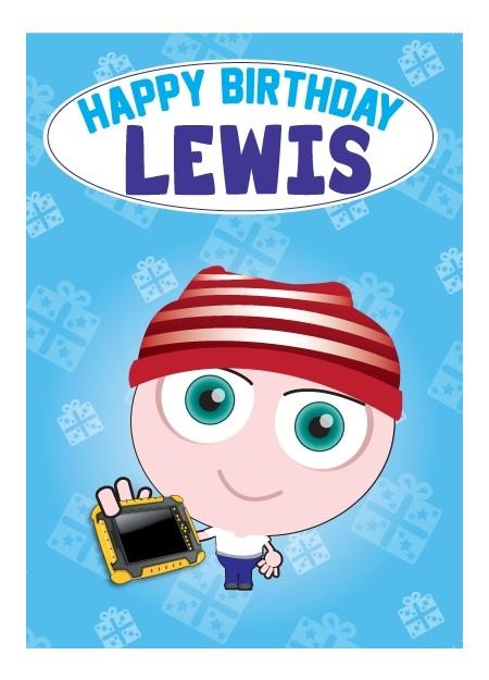 Birthday Card - Lewis
