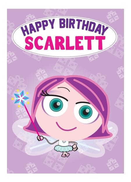 Birthday Card - Scarlett