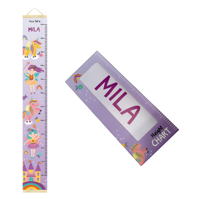 Canvas Height Charts with boys' and girls' names - 60cm - 170cm