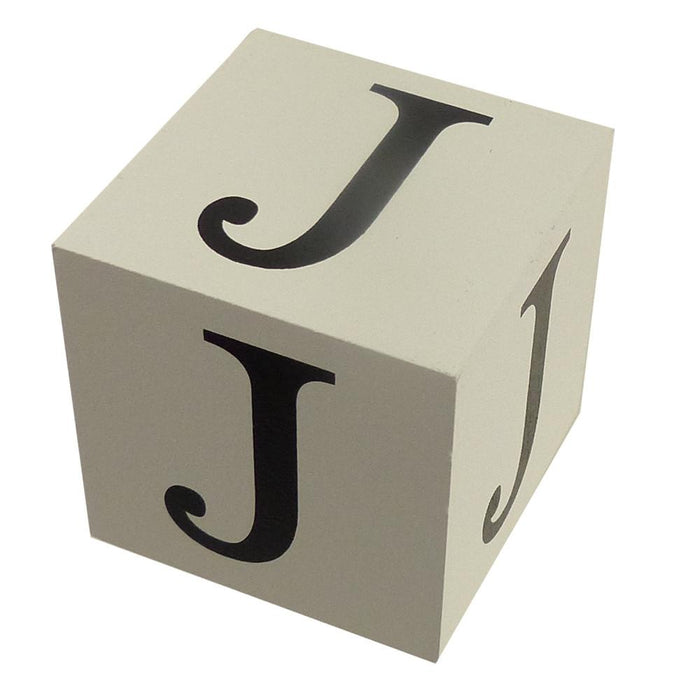 Wooden Block - Letter J