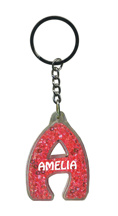 Amelia Itzy Glitzy Keyring - Red