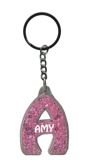 Amy Itzy Glitzy Keyring - Pink