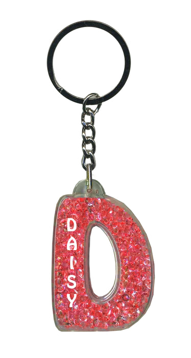 Daisy Itzy Glitzy Keyring - Red