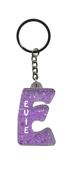 Evie Itzy Glitzy Keyring - Purple