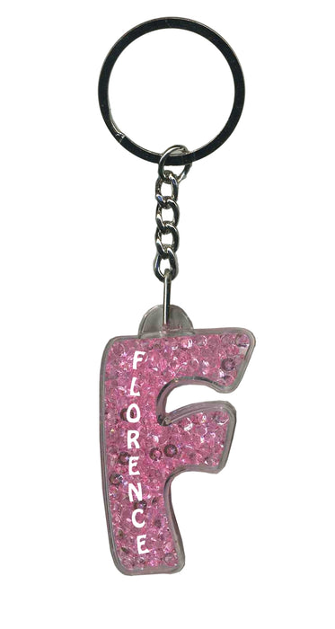 Florence Itzy Glitzy Keyring - Pink