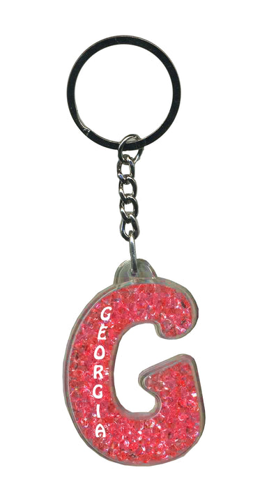 Georgia Itzy Glitzy Keyring - Red