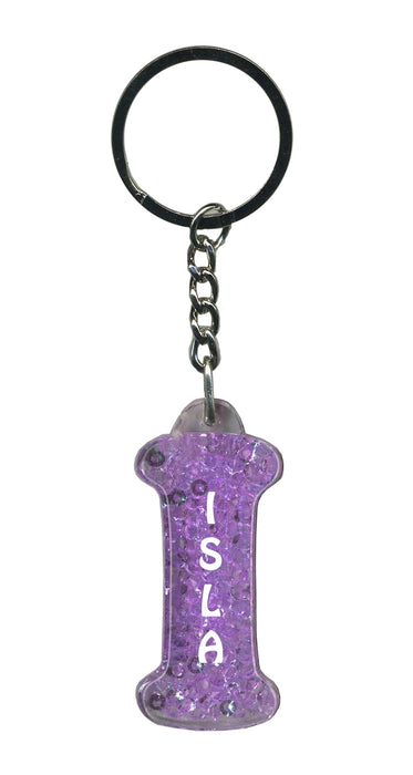 Isla Itzy Glitzy Keyring - Purple