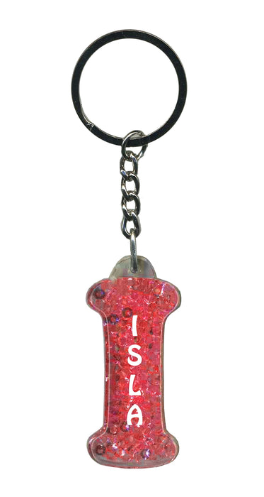 Isla Itzy Glitzy Keyring - Red
