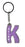 Keira Itzy Glitzy Keyring - Purple