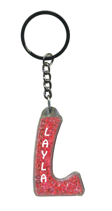 Layla Itzy Glitzy Keyring - Red