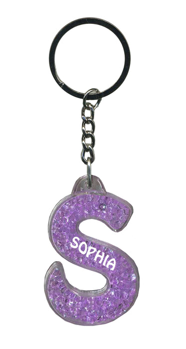 Sophia Itzy Glitzy Keyring - Purple