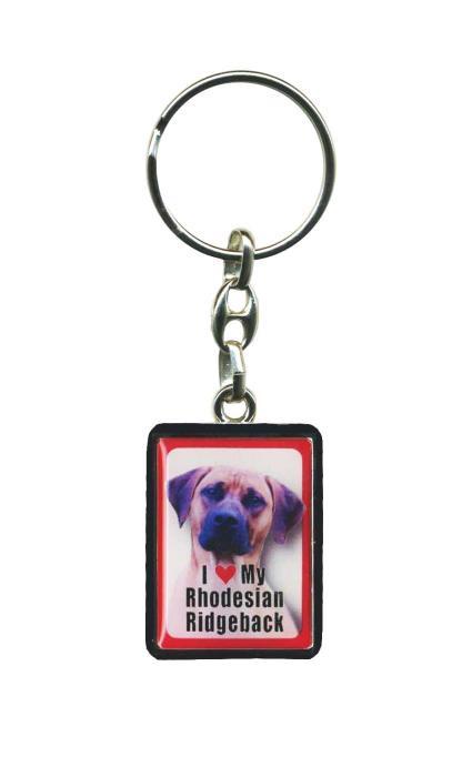 PEK064 Pet Dog Keyring - Rhodesian Ridgeback