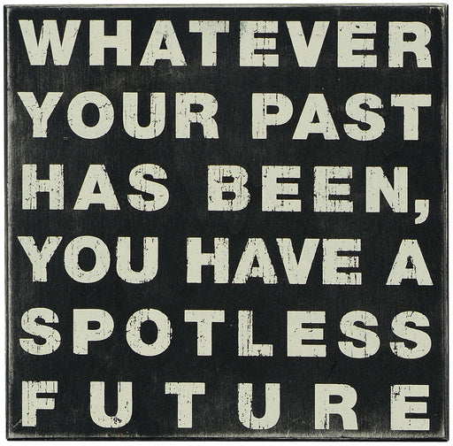 Primitives Box Sign - Spotless Future