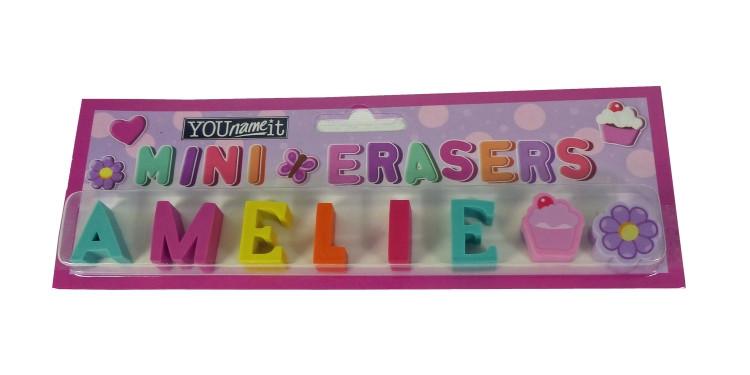 Childrens Mini Erasers - Amelie