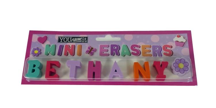 Childrens Mini Erasers - Bethany