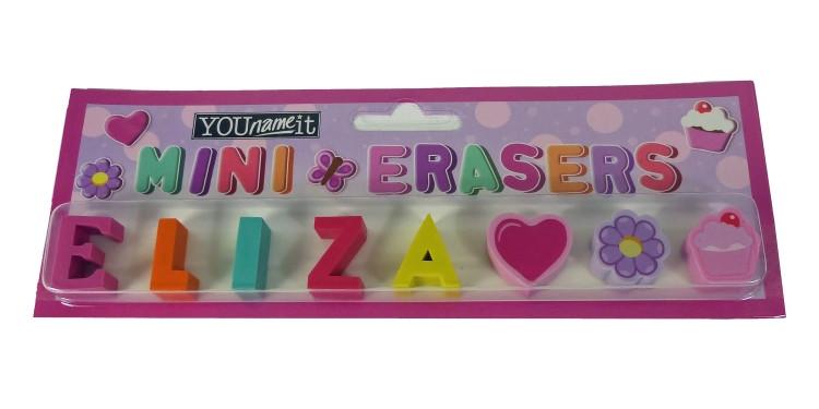 Childrens Mini Erasers - Eliza