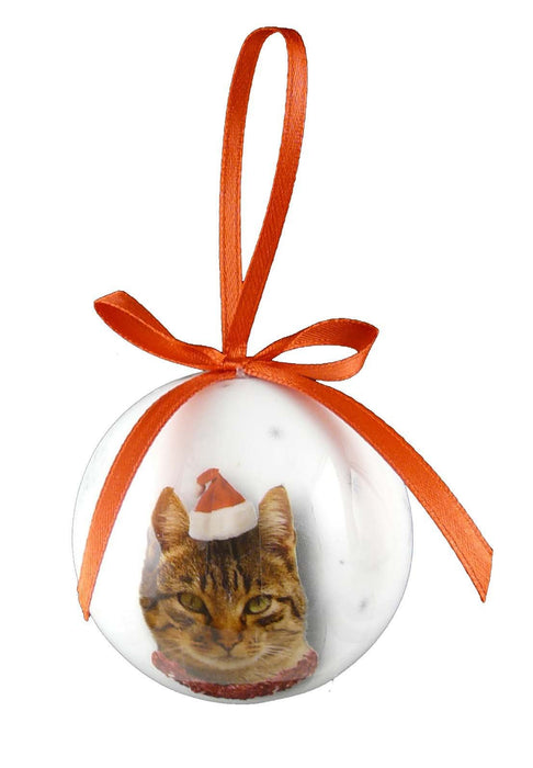 Christmas Cat Tabby Bauble