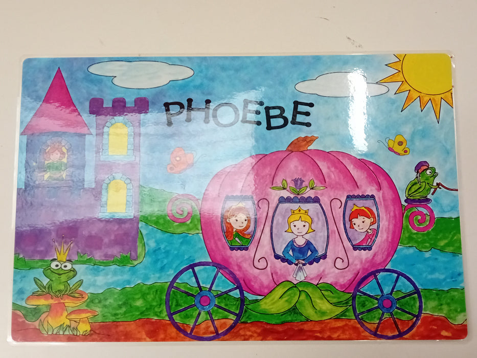 Princess Placemats - Girls Names