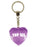 Diamond Cut Heart Keyrings - 30 designs - Family and Friends